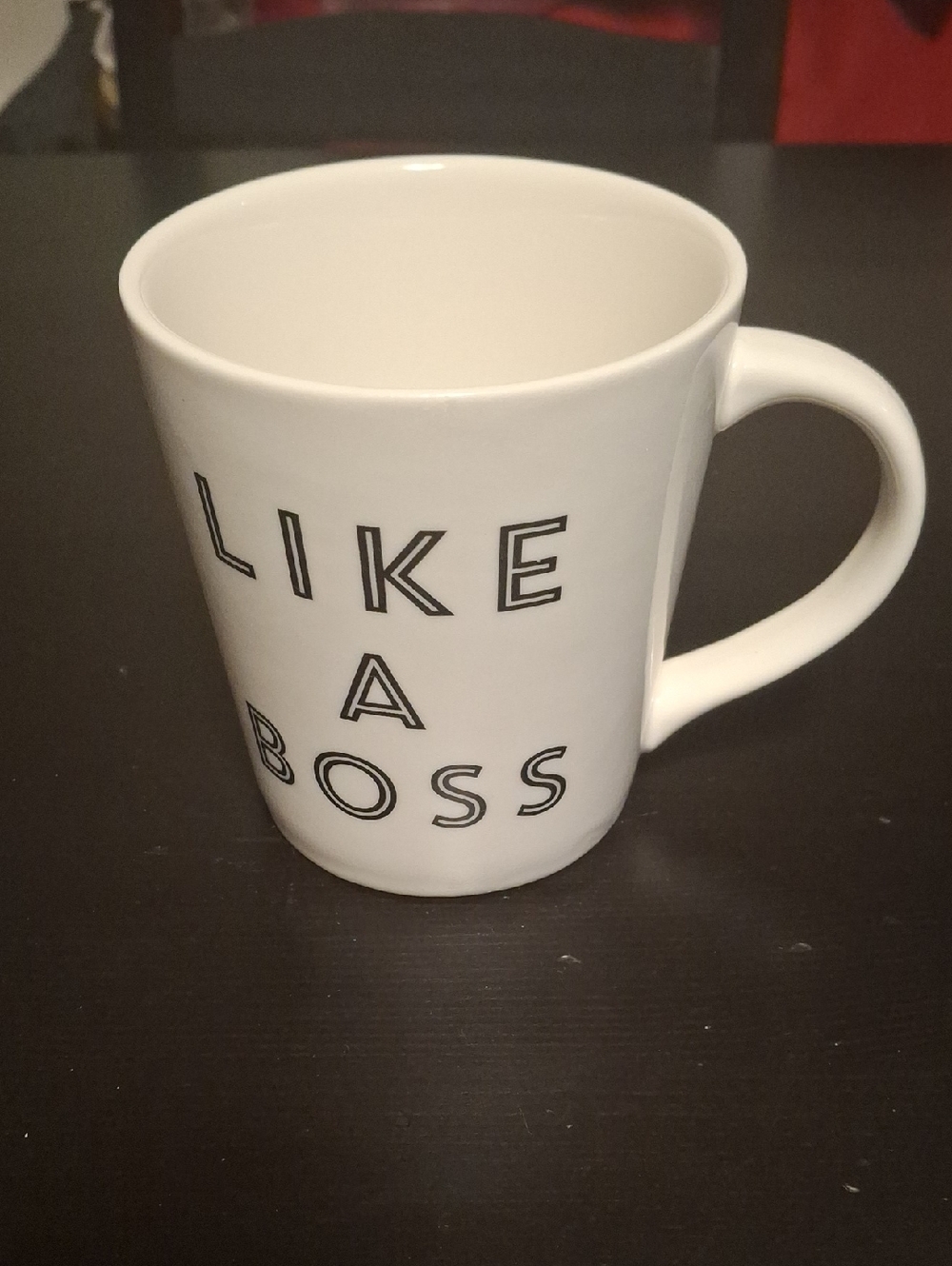 💥3/$20💥 Indigo "Like A Boss" Ceramic Mug | Minimalist Office Decor | Gift Idea